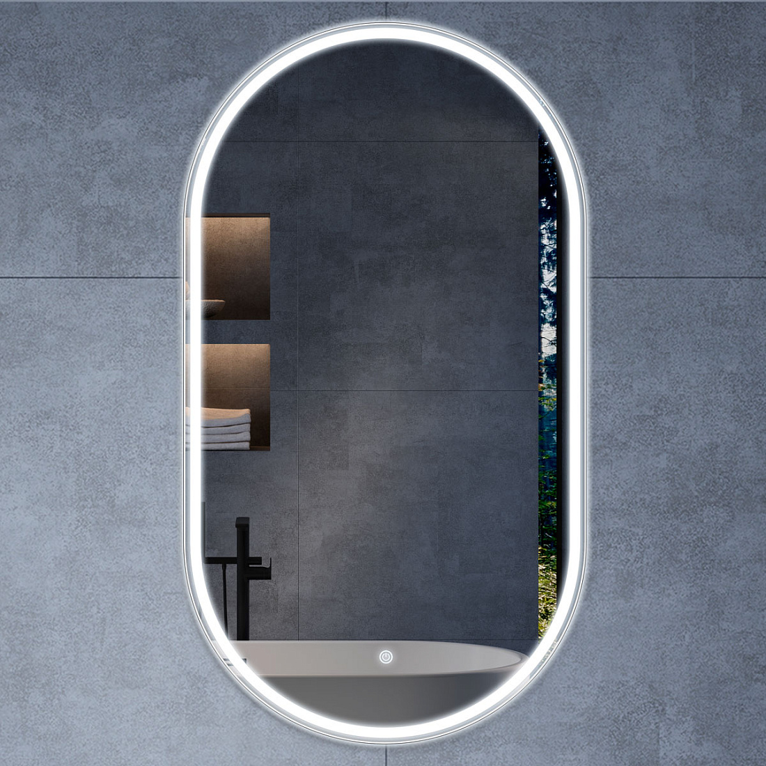 Зеркало Vincea VLM-3AU900 50x3x90 с сенсорным выключателем