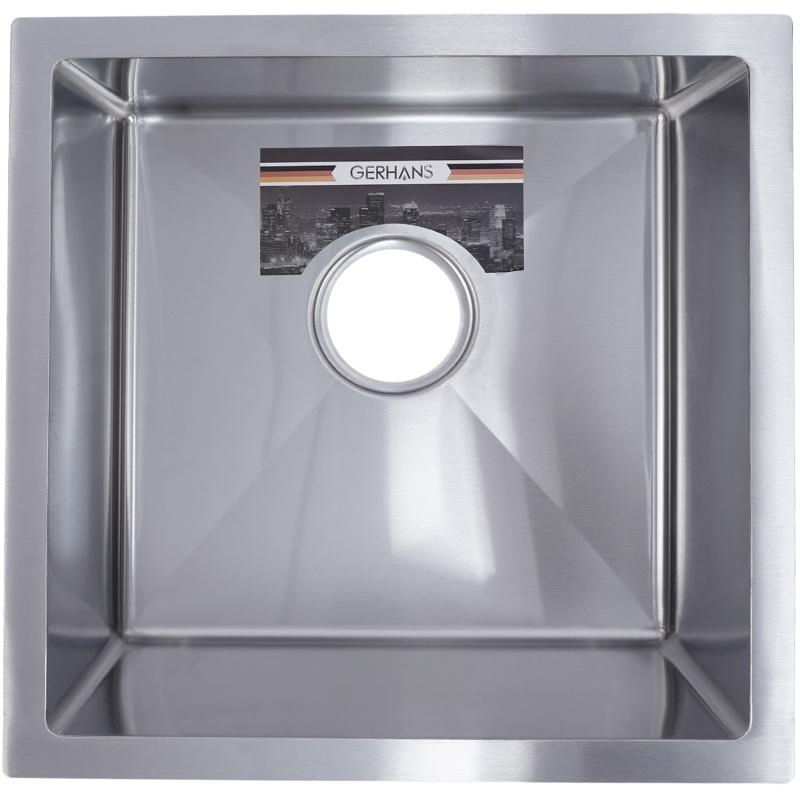 Мойка кухонная Gerhans K3 4444 встраиваемая, сатин
