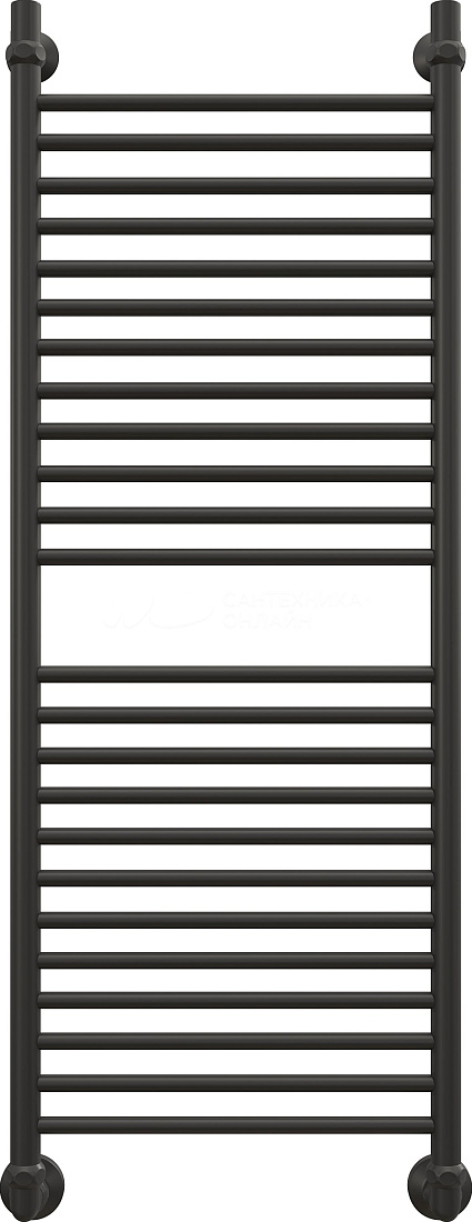 Водяной полотенцесушитель Ewrika Медея S 120х40 черный матовый