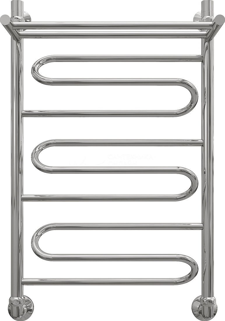 Водяной полотенцесушитель Ewrika Сафо FW 80х50 хром