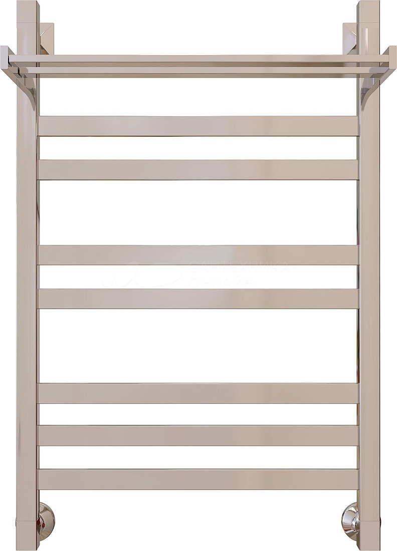 Водяной полотенцесушитель Ewrika Деметра КВ7 80х50 с полкой хром