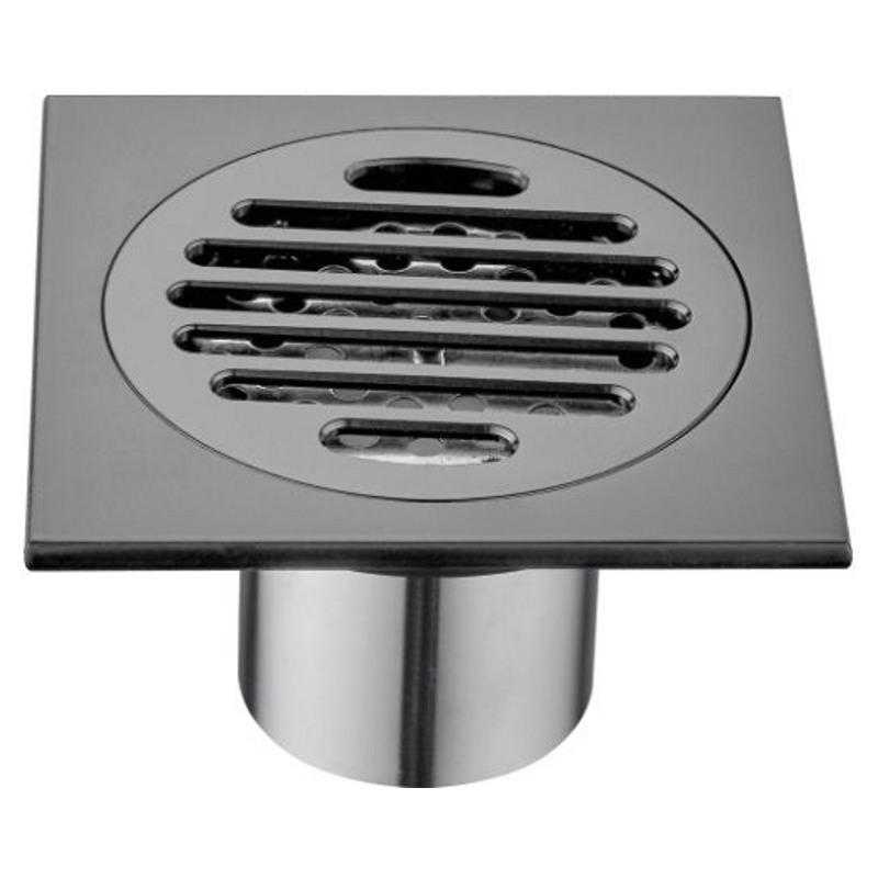 Душевой трап Gerhans K81510 U-10 10x10 графит