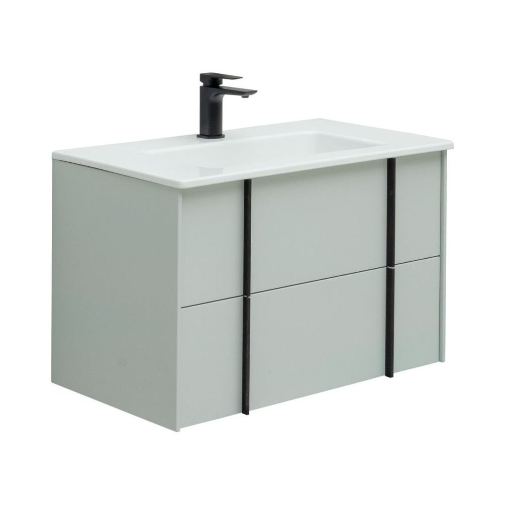 Тумба с раковиной Allen Brau Reality 80 рapyrus white matt