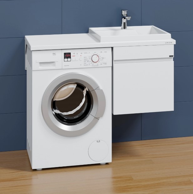 Тумба с раковиной СанТа Марс 48 подвесная с ящиком (Юпитер 110х50)