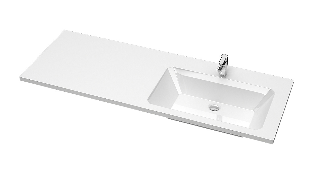 Мебельная раковина SuperSan Эльтон 130 R для стиральной машины