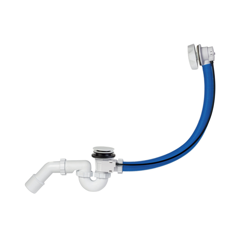 Сифон для ванны Styron STY-536-A-F полуавтомат белый 530 мм