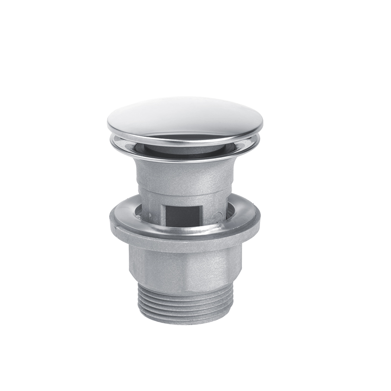 Донный клапан для раковины Styron KL-04 5/4 с большой заглушкой хром