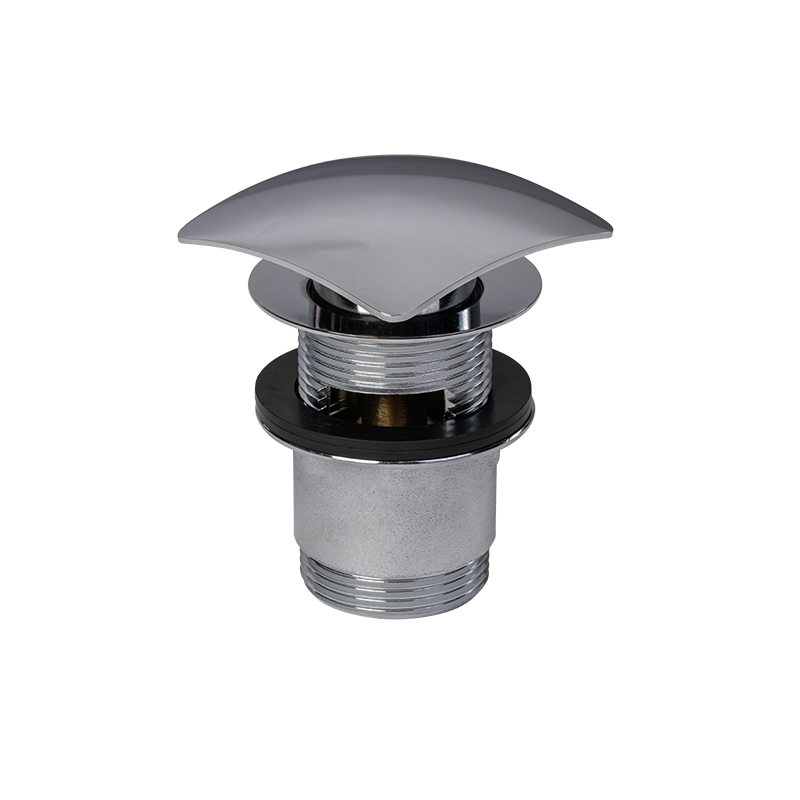 Донный клапан для раковины Styron KL-06 5/4 с квадратной заглушкой хром