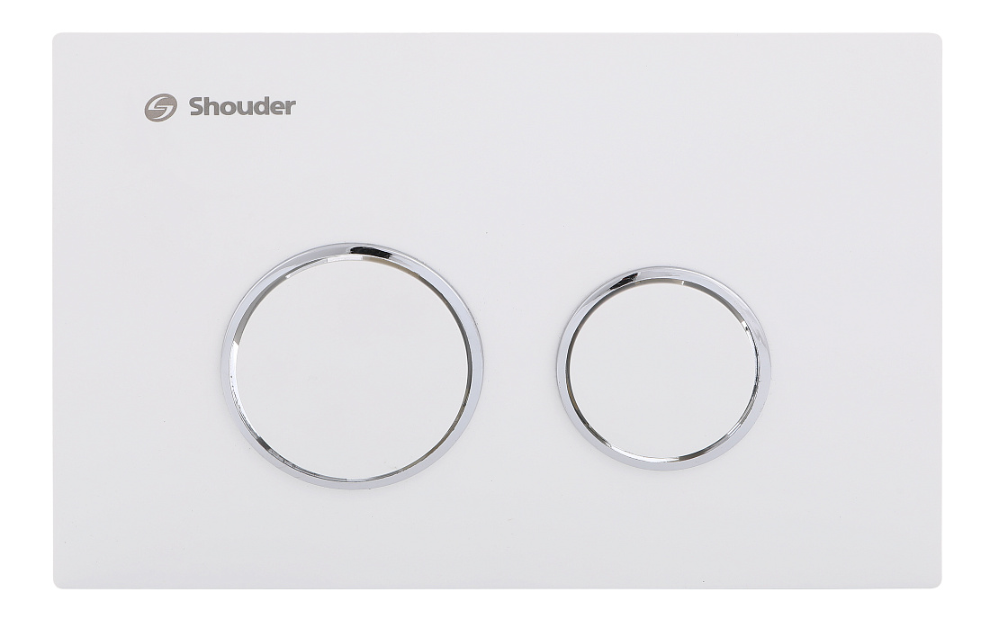 Кнопка смыва Shouder SHD-00011932 слоновая кость / хром