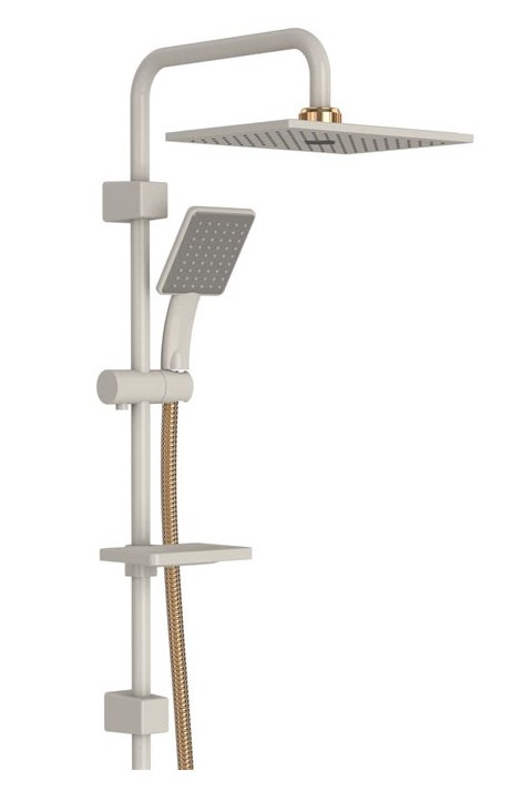 Душевая стойка Shouder Alma 9012616 слоновая кость / золото