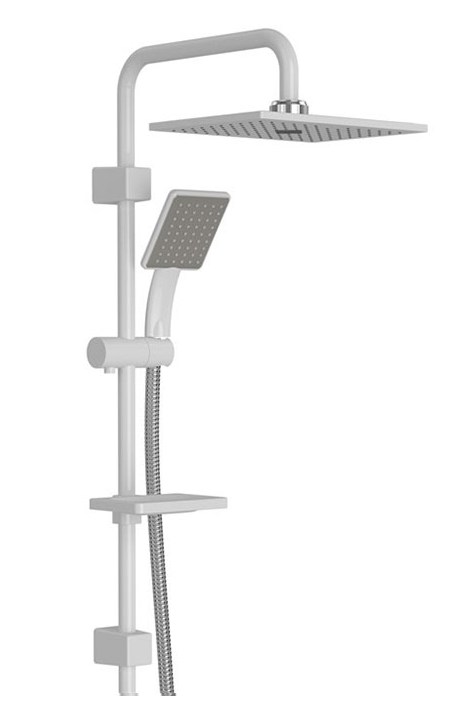 Душевая стойка Shouder Alma 9012609 белый / хром