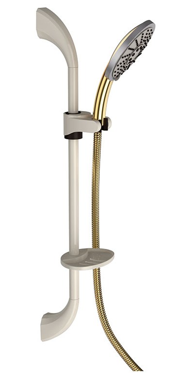 Душевой гарнитур Shouder Gamma 8022516 слоновая кость/золото
