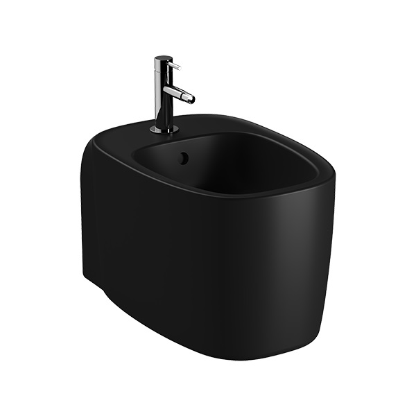 Биде подвесное VitrA Plural 7831B483-0288 черное матовое