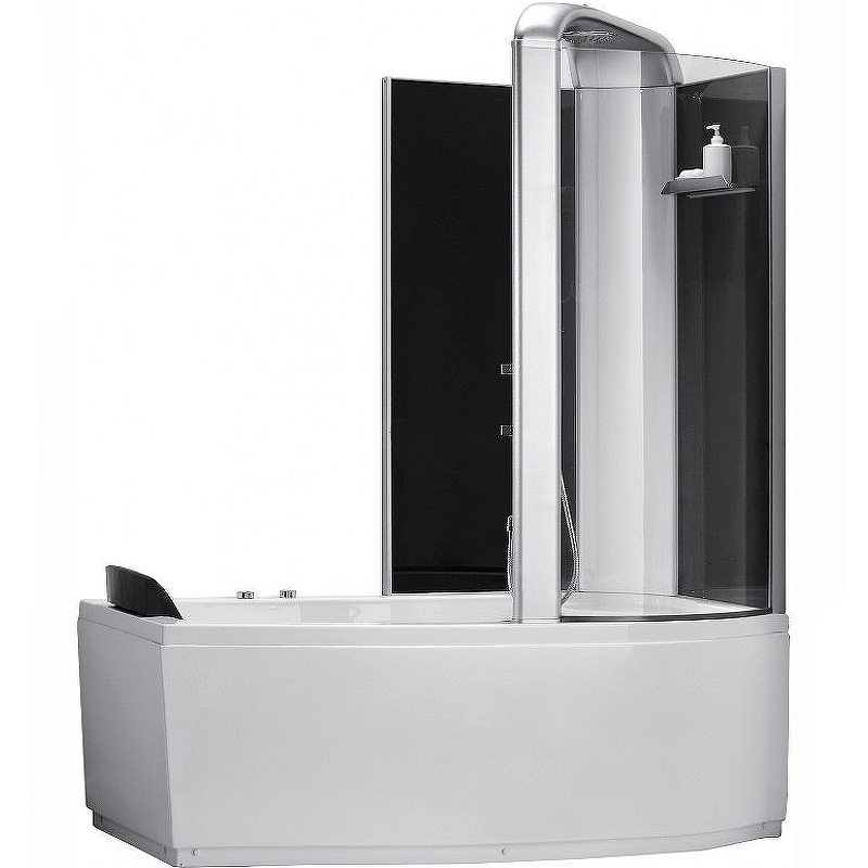 Акриловая ванна Orans 9501R00 R комбинированная, гидромассажная, с душем