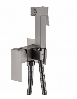 Гигиенический душ Grocenberg GB002BG со смесителем, графит