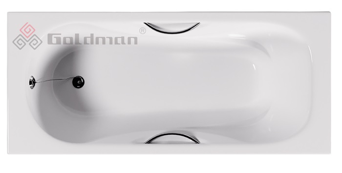 Чугунная ванна Goldman Donni 150x75 см