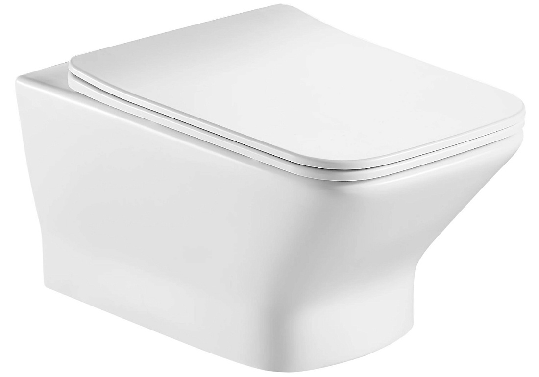 Унитаз подвесной Hansman Keramik Kvadro УНИ0003 сиденье с микролифтом