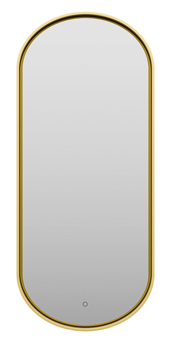 Зеркало Brevita Saturn 50х115 золото, сенсорный выключатель