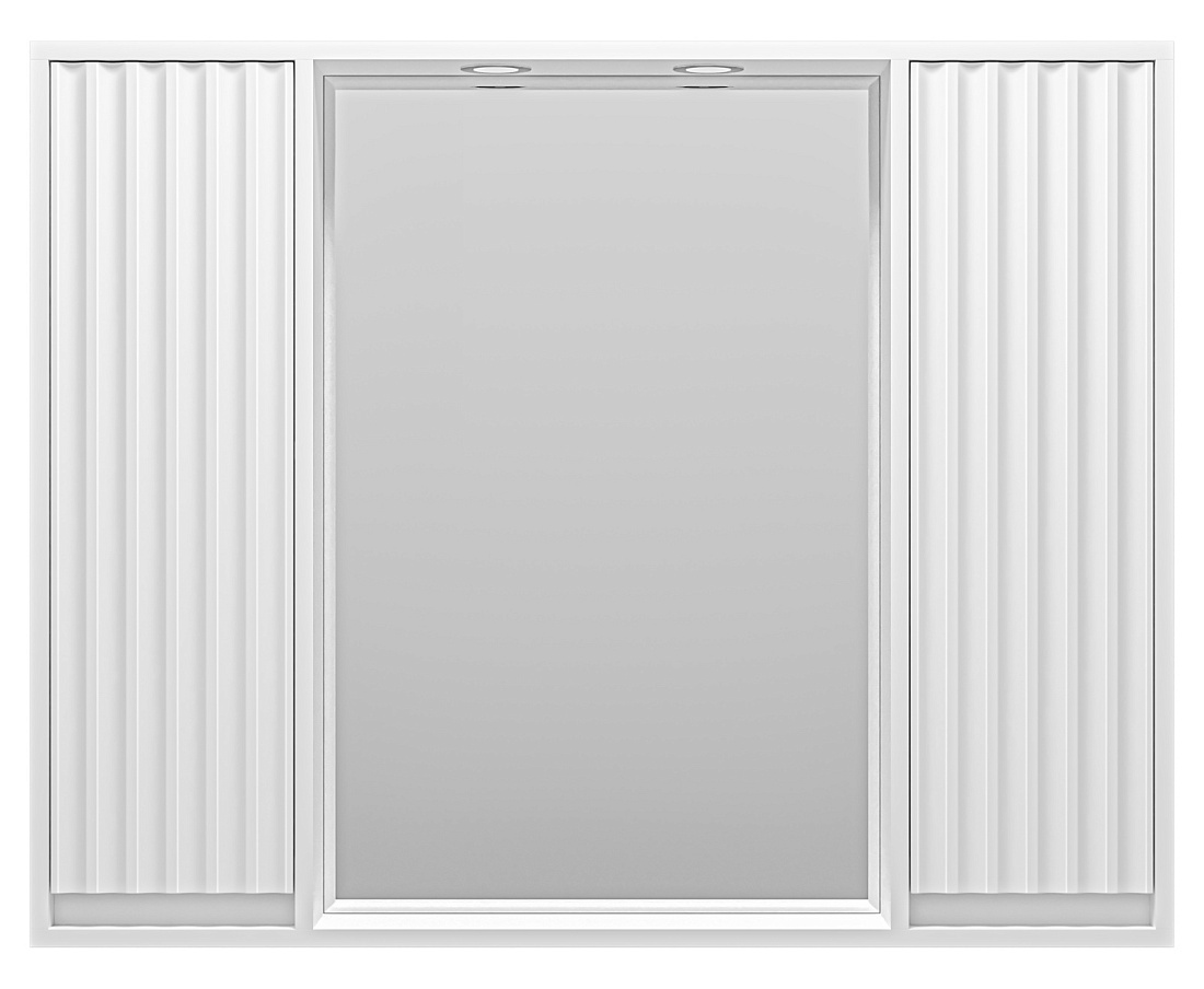 Зеркало-шкаф Brevita Balaton 100 белое