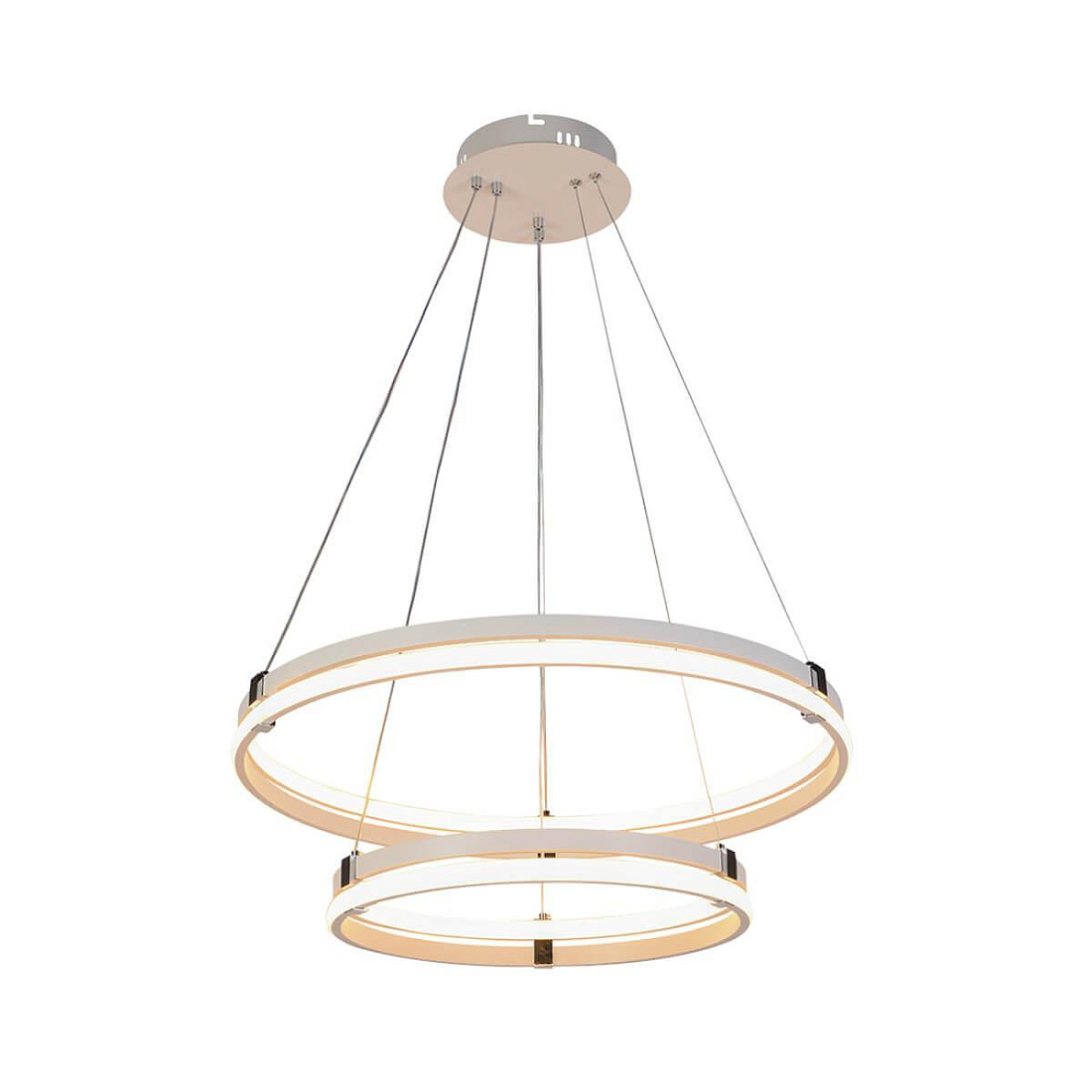 Подвесная Светодиодные люстры Profit Light 6038/2 WHT+CHR