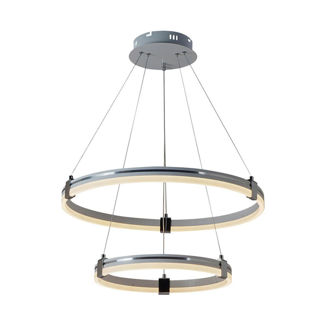 Подвесная Светодиодные люстры Profit Light 6043/2 WHT+CHR