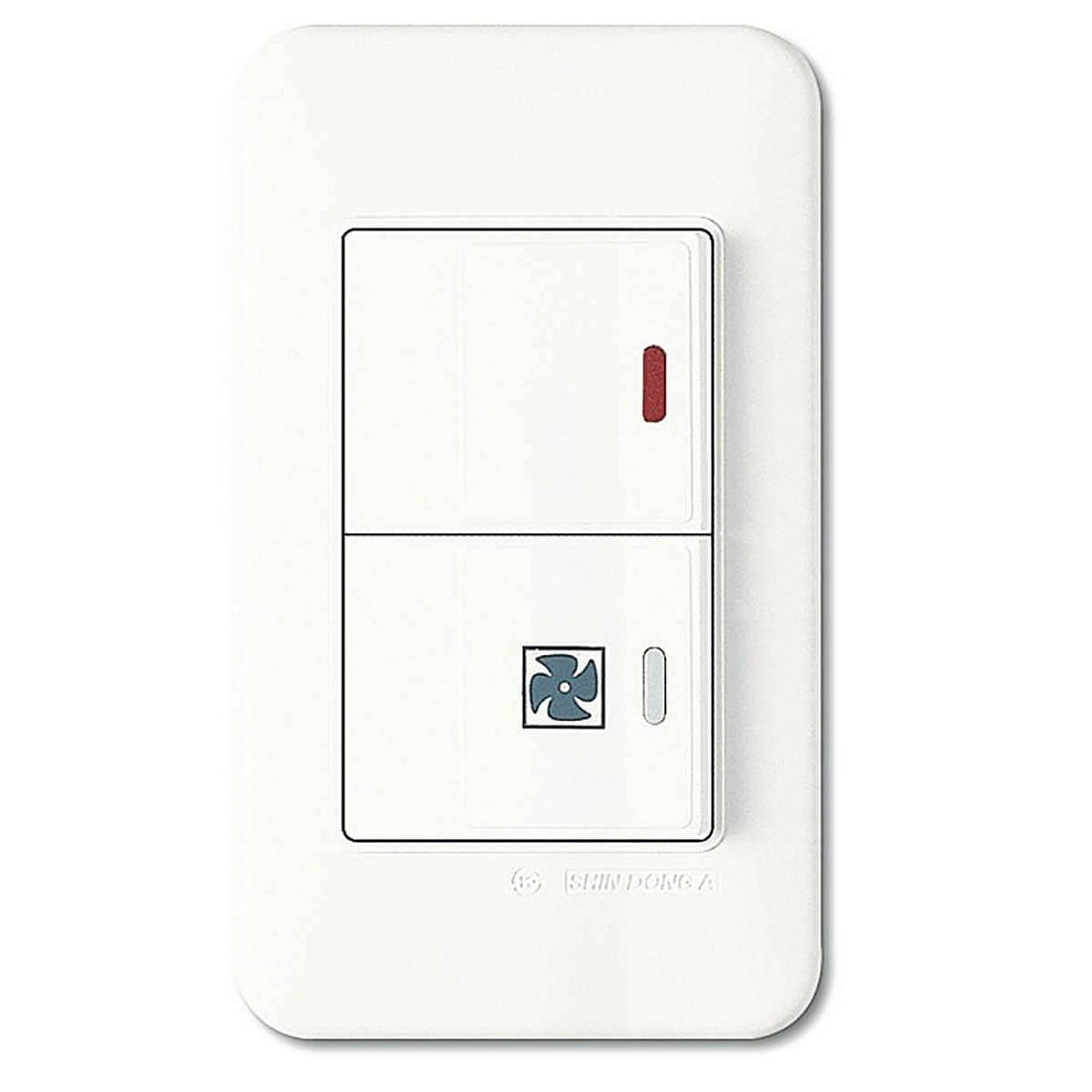 Двухклавишный выключатель IMEX 70 WIDE WH WSN 2636 WH