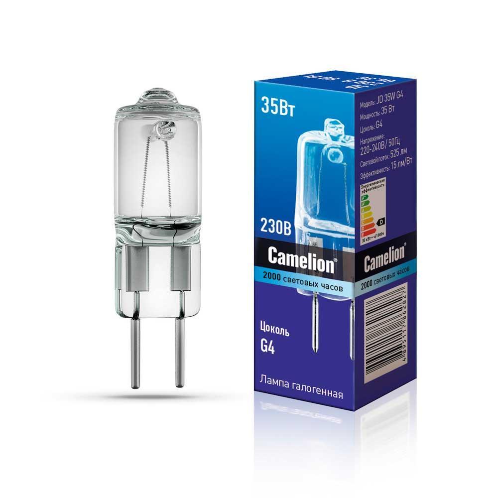 Лампа галогенная Camelion JD 35W G4