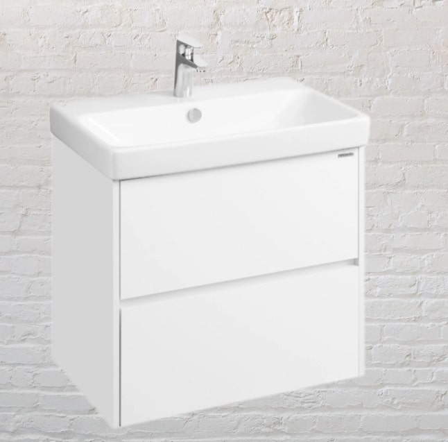 Тумба с раковиной Aquaton Сканди 70 белая