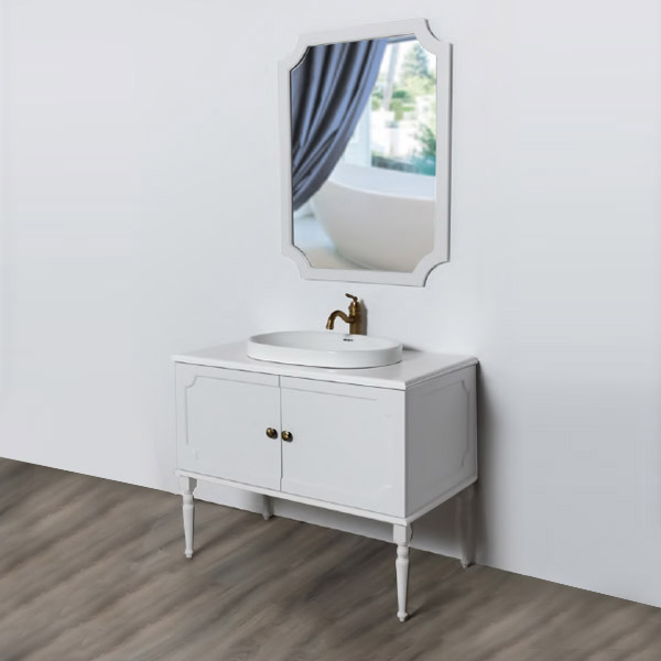 Мебель для ванной Atoll Ренессанс 80 белый матовый