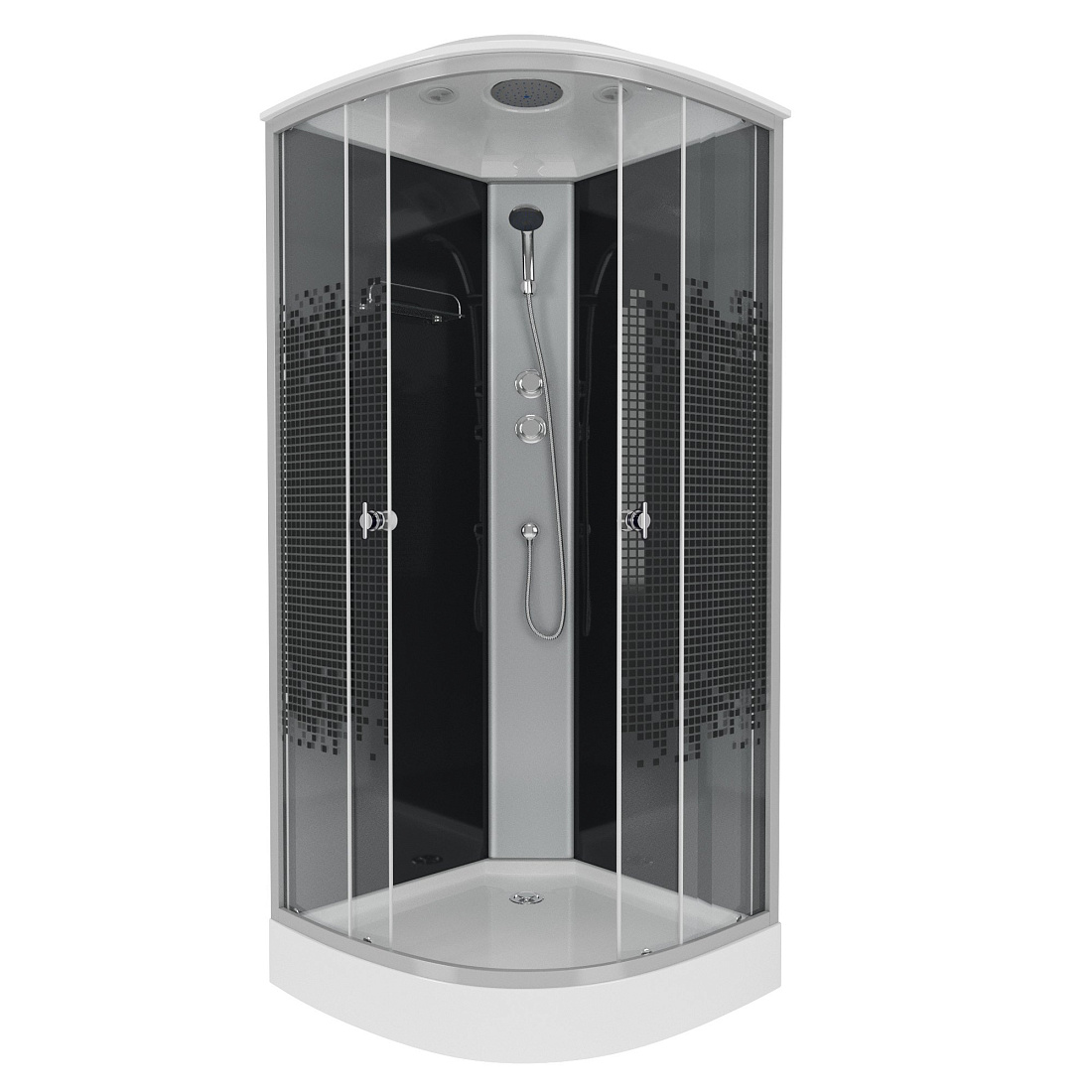 Душевая кабина Niagara Eco NG-4503-14 80x80x215 см, стекло мозаика