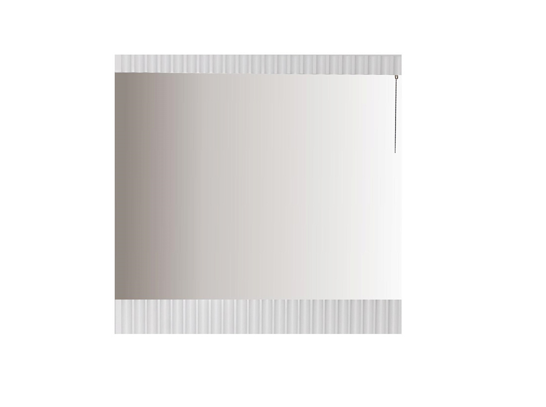 Зеркало Atoll Парадис 80 с подсветкой, белый матовый