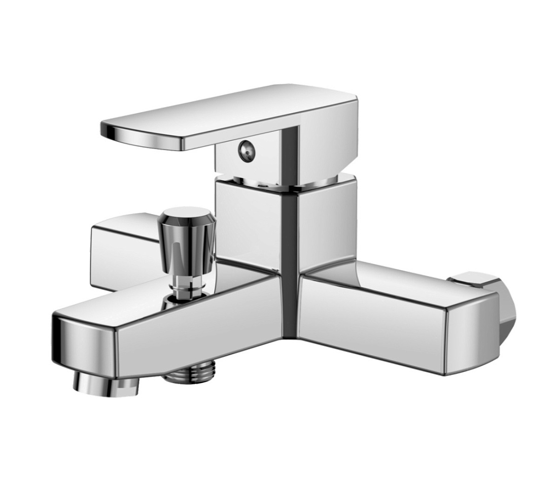 Смеситель OneLife P06-100cr для ванны с душем, хром