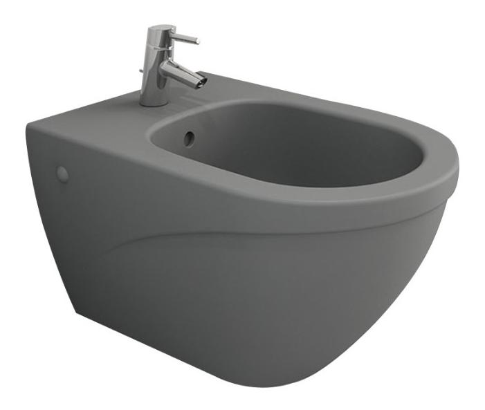 Биде подвесное Bocchi Taormina Arch 1121-006-0120 серое матовое