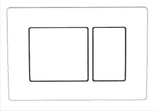 Кнопка смыва Bocchi Cesano 8200-0032 для унитаза белая