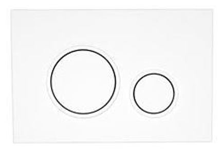 Кнопка смыва Bocchi Magre 8200-0042 для унитаза глянцевый белый