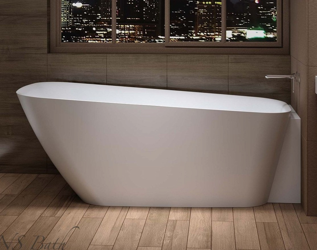 Ванна из искусственного камня NSB-16805 MP 165х80 R матовая