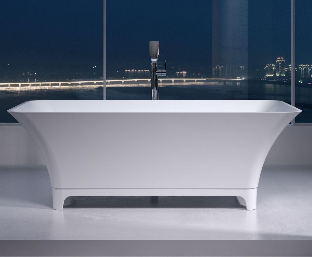 Ванна из искусственного камня NS Bath NSB-1780 170х83 глянцевая/матовая