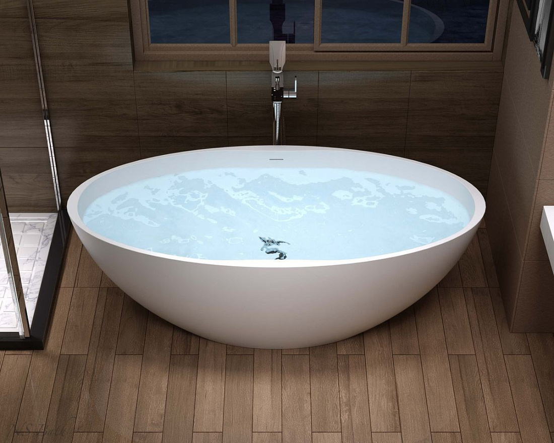 Ванна из искусственного камня NS Bath NSB-1575 150х75 глянцевая/матовая
