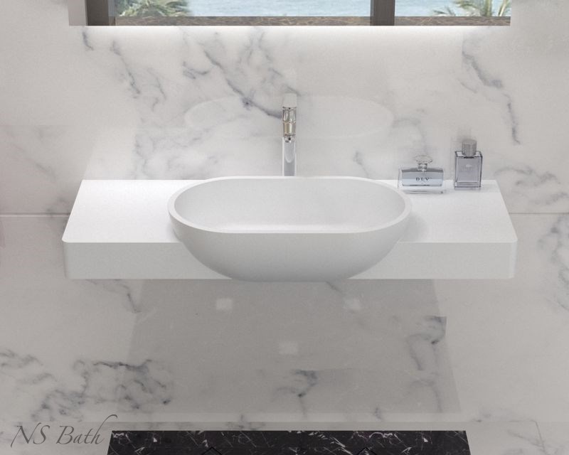 Раковина NS Bath NSS-1043 100 глянцевая/матовая