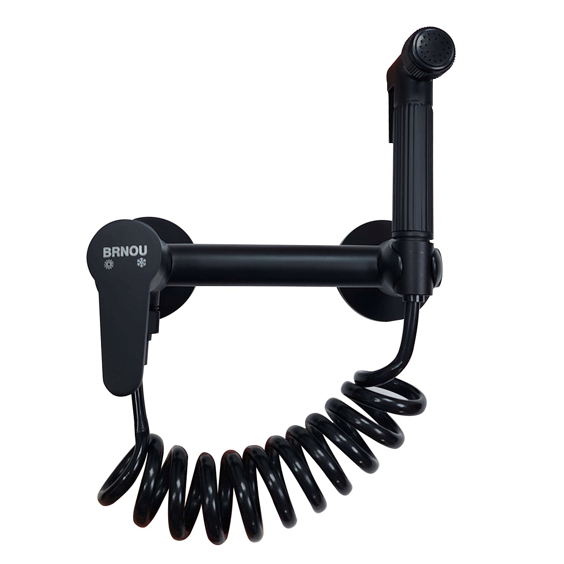 Гигиенический душ Brnou Люкс B-50131CB со смесителем черный