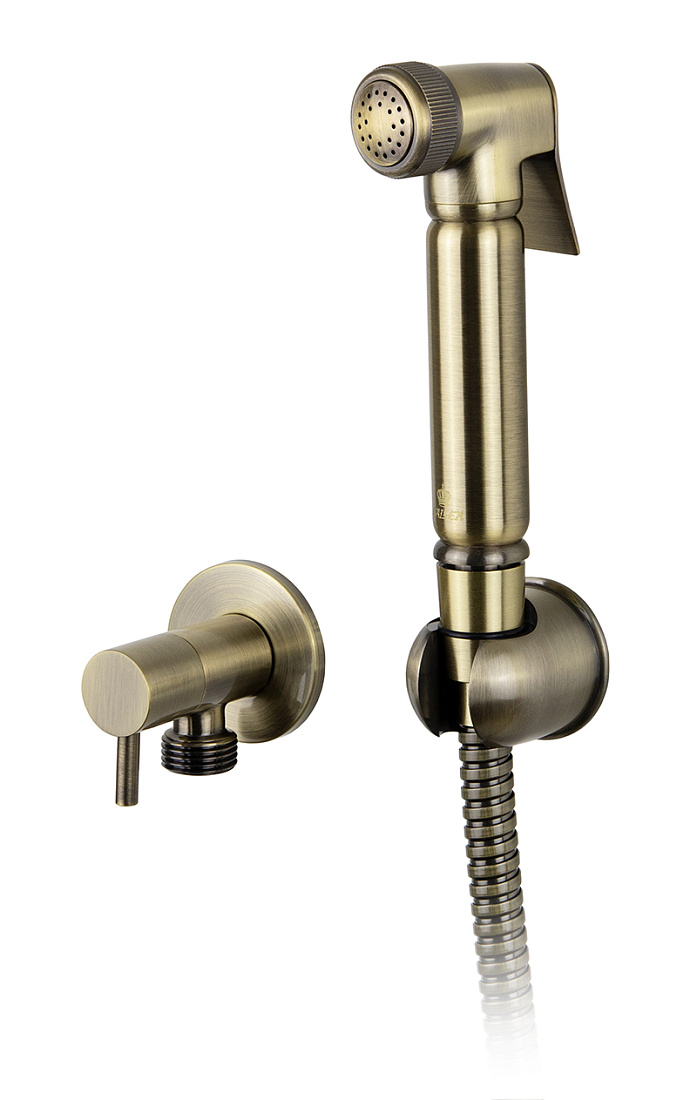 Гигиенический душ Kaiser SH-332 Rel/An с краном, античная бронза
