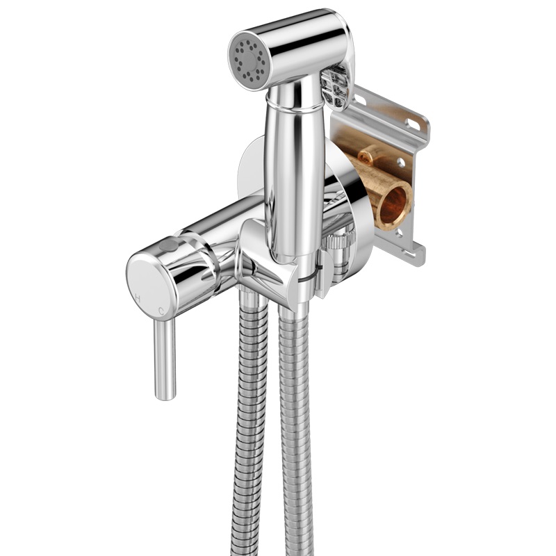 Гигиенический душ Elghansa 22R0027 (Set-113) встраиваемый однорычажный, хром