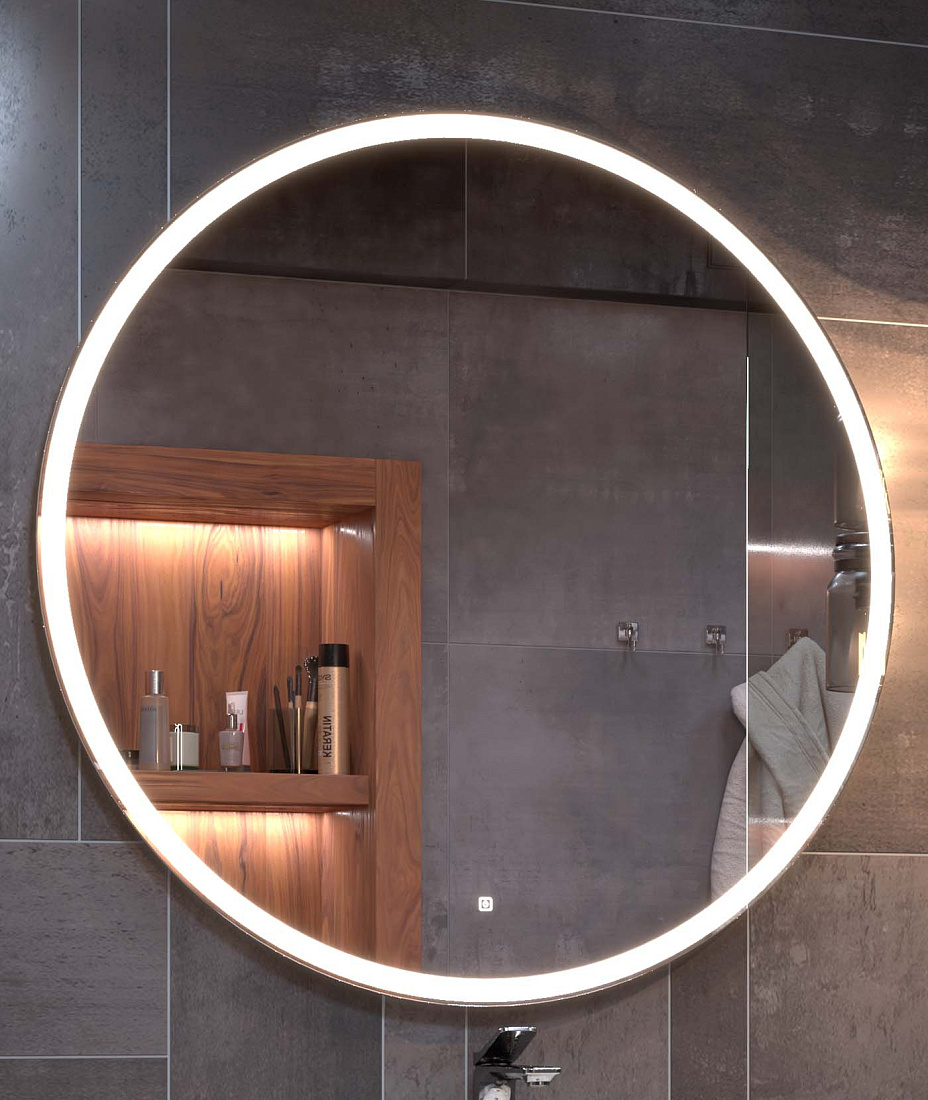 Зеркало Vigo Cosmo Classic 100 с подсветкой и сенсорным выключателем