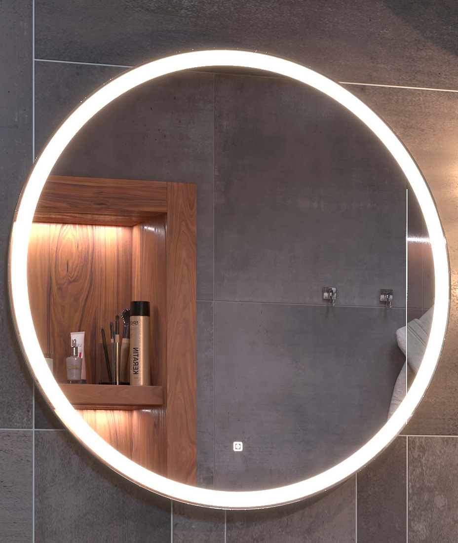 Зеркало Vigo Cosmo Classic 80 с подсветкой и сенсорным выключателем