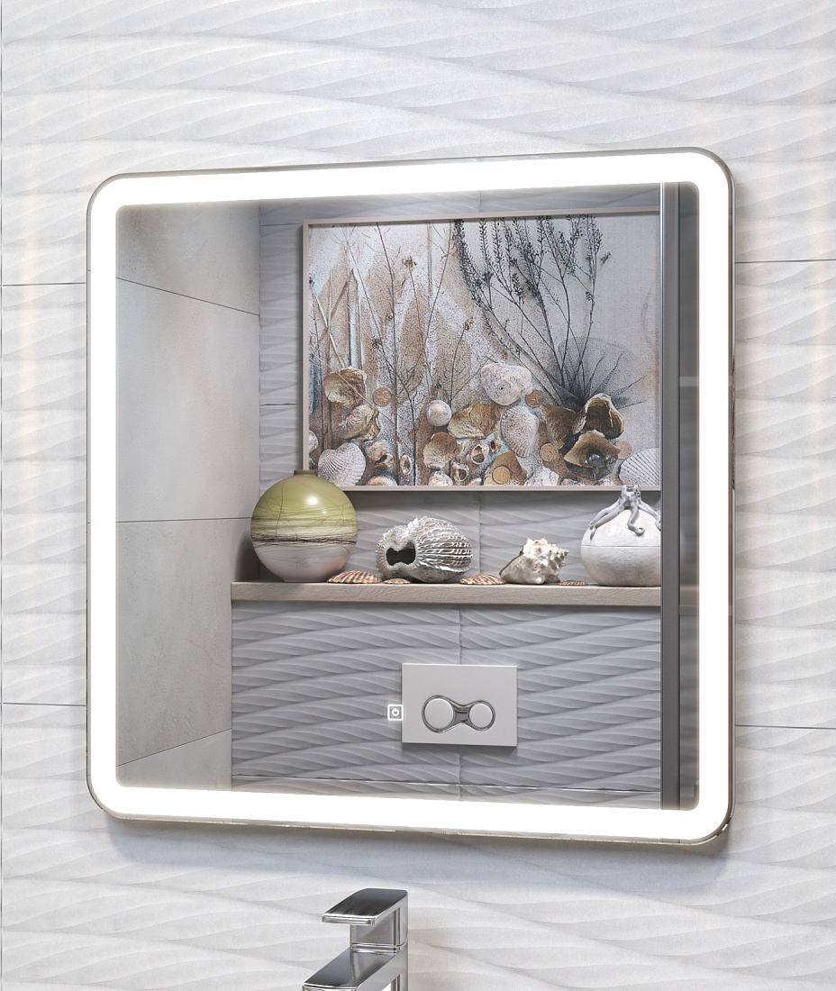 Зеркало Vigo Flam Classic 60 с подсветкой и сенсорным выключателем