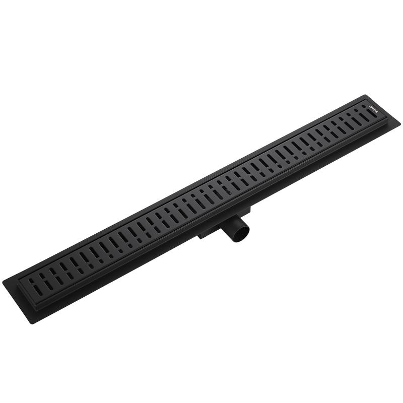 Душевой лоток Gappo G88007-36 черный 800х70 мм