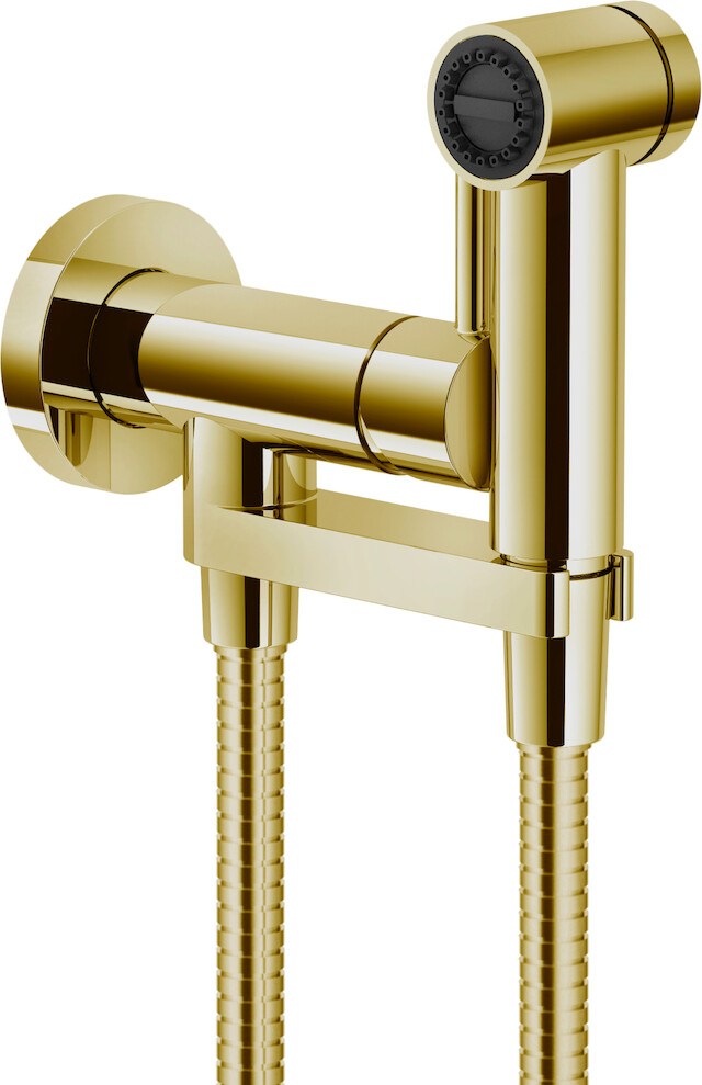 Гигиенический душ Nobili Accessori doccia AV00600GDP со смесителем золото
