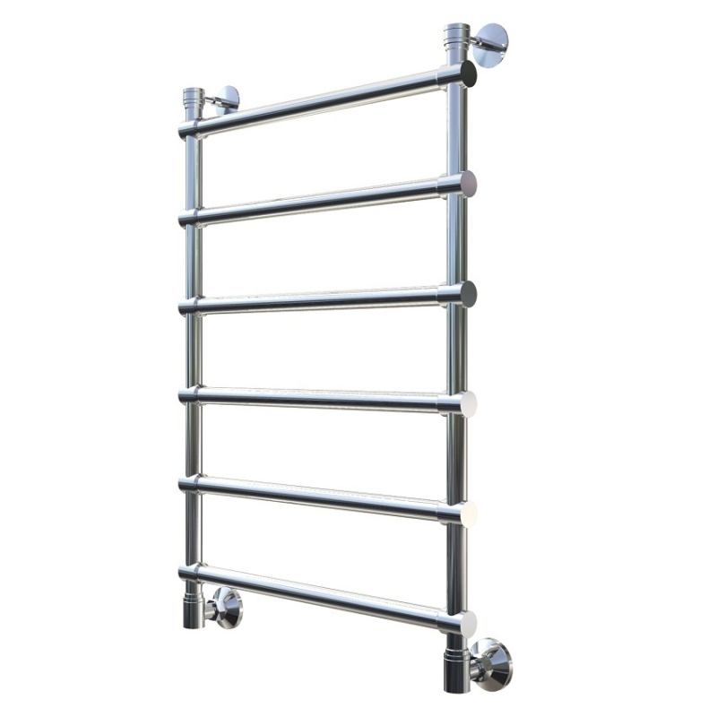 Водяной полотенцесушитель Bronze de Luxe 800х500 Классик (Хром) 6 секций 55,4х80,6 см
