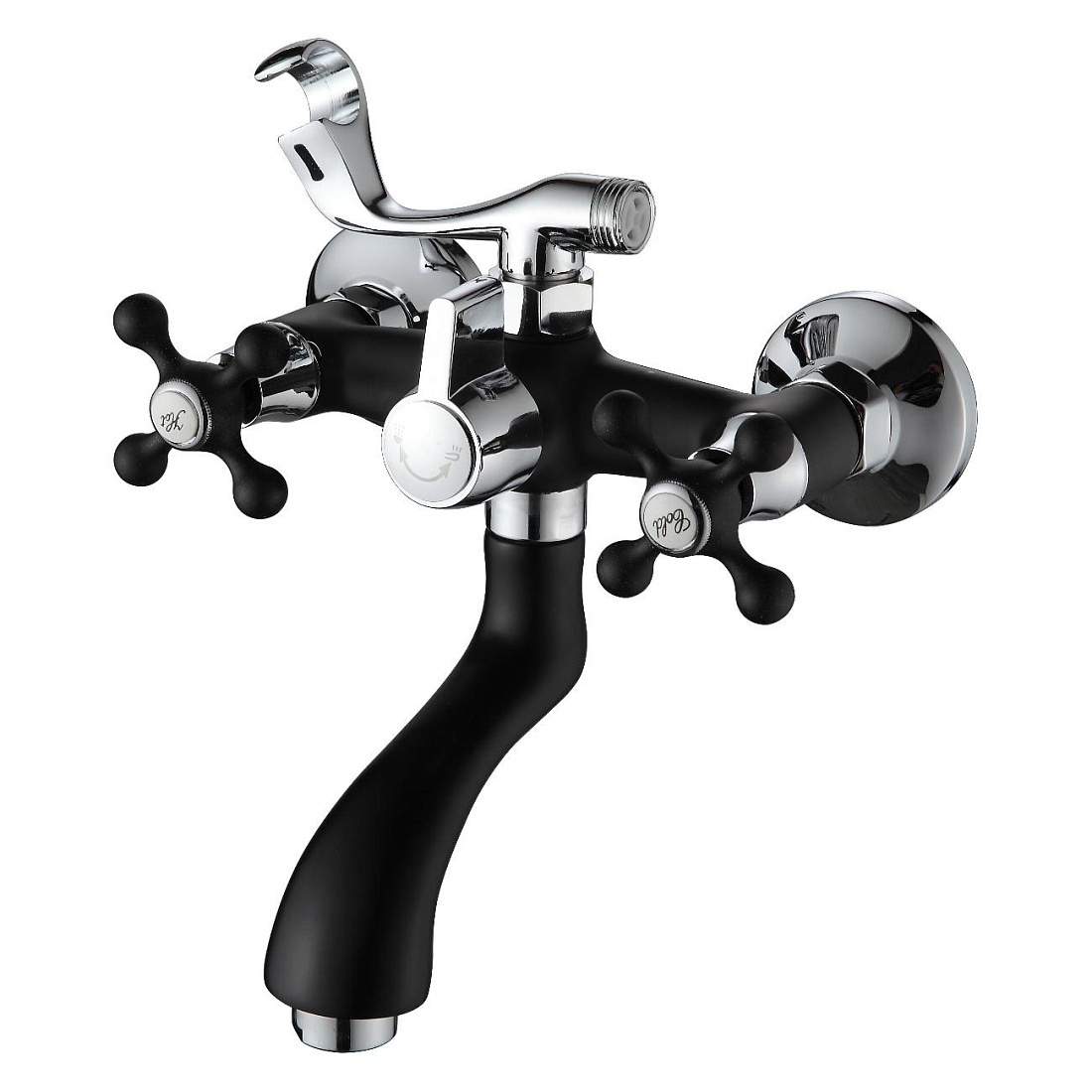 Смеситель Ammore A3081-A для ванны с душем черный