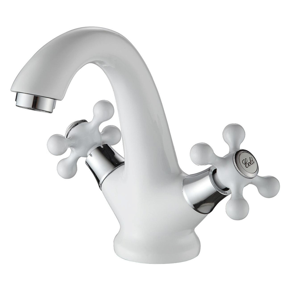 Смеситель Ammore A1081-C для раковины белый